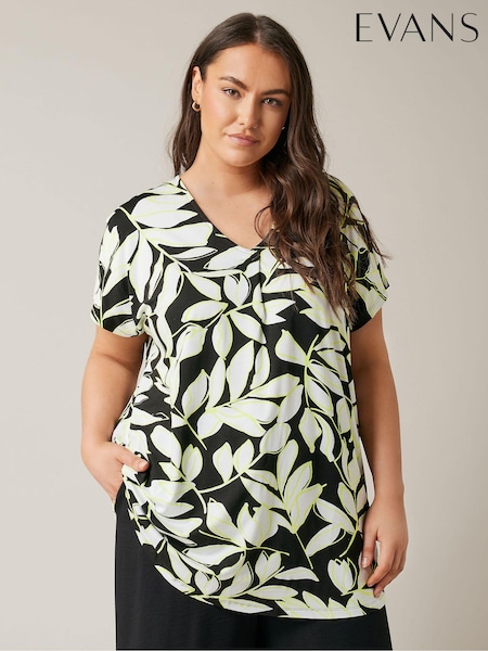 Evans Jersey Black Top (B12030) | £26