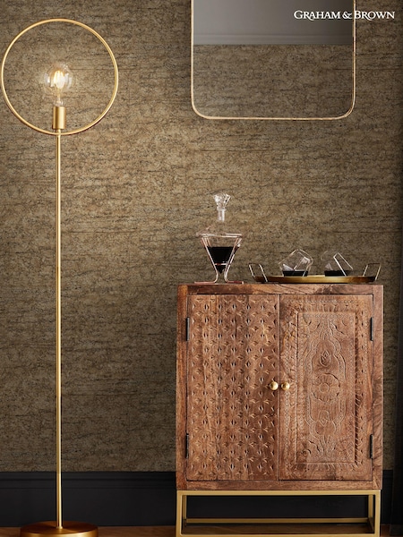 Graham & Brown Gold Vincenzo A4 Sample (B12106) | £1