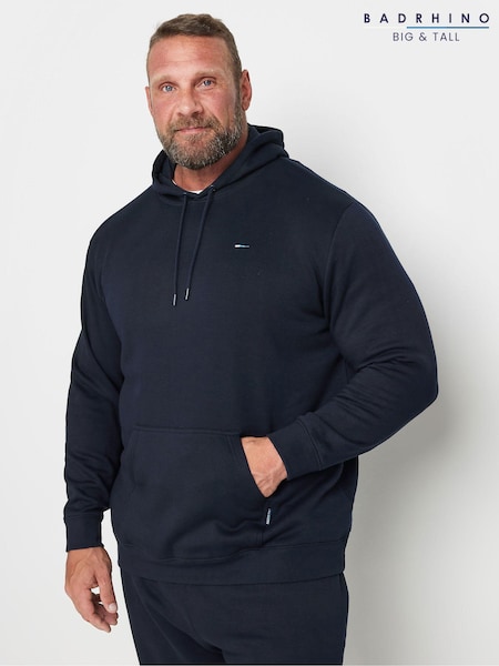 BadRhino Big & Tall Blue Essential Hoodie (B12406) | £30