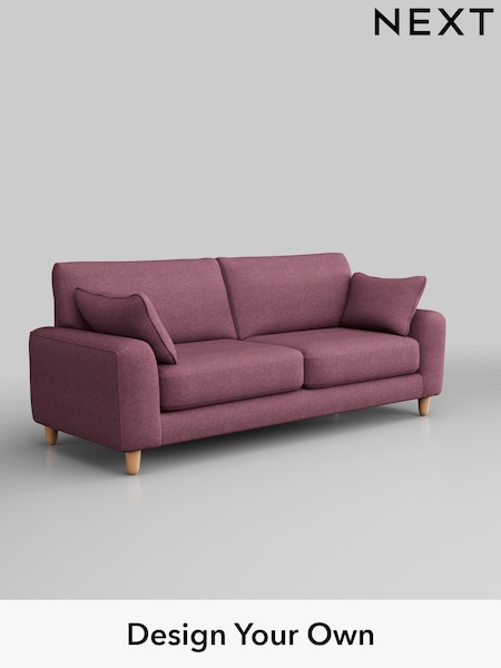 Tweedy Blend Easy Clean/Mid Mulberry Purple Campbell (B12926) | £1,175