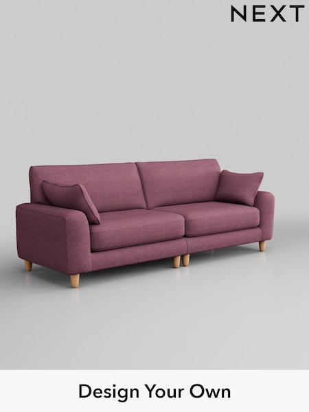 Tweedy Blend Easy Clean/Mid Mulberry Purple Campbell (B12926) | £1,275