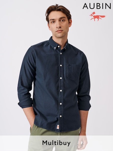 Aubin Aldridge Oxford Button Down Cotton Shirt (B14028) | £79