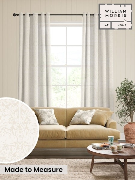William Morris At Home Brother Rabbit Sheer Made To Measure Curtains