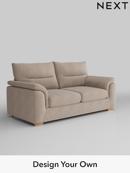 Chunky Chenille/Light Dove Hayden Highback (B14726) | £1,225