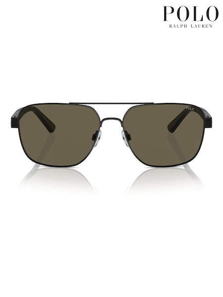 Polo Ralph Lauren Black Pillow Sunglasses (B14813) | £156