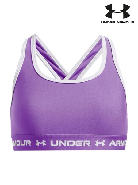 Under Armour Purple Crossback Mid Support Bra (B15139) | £11.50