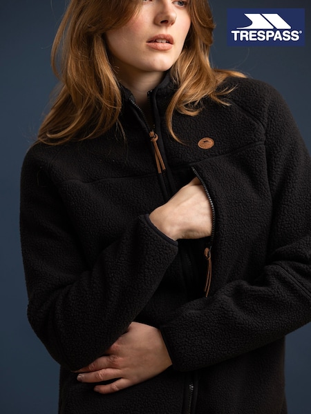 Trespass Quake Fleece Black Jacket (B15140) | £29