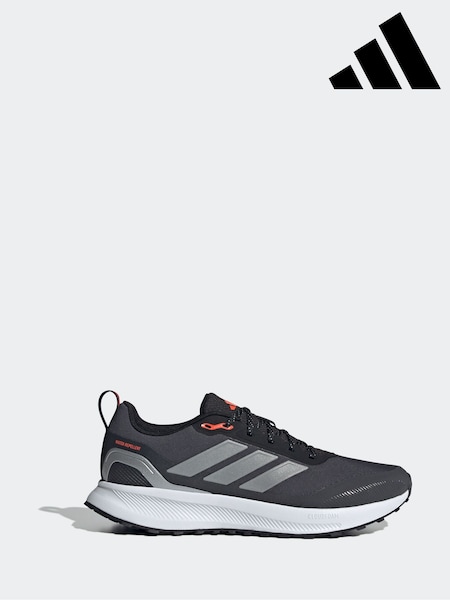 adidas Black/Pewter Run Falcon Trainers (B15912) | £55