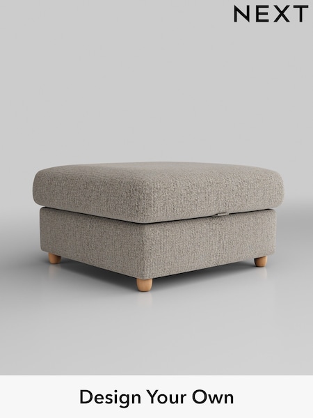 Chunky Boucle Easy Clean/Dove Parker Platform Grand Relaxed Sit (B16347) | £499