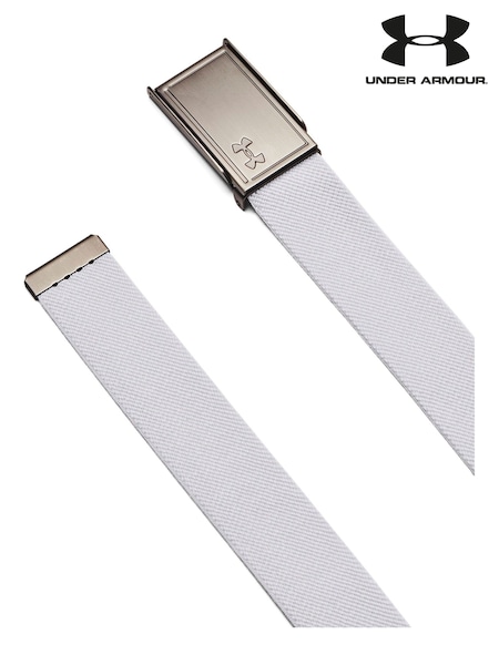 Under Armour White Drive Webbing Golf Belt (B16787) | £17