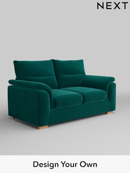 Plush Velvet Easy Clean/Juniper Green Hayden Highback (B16946) | £1,125