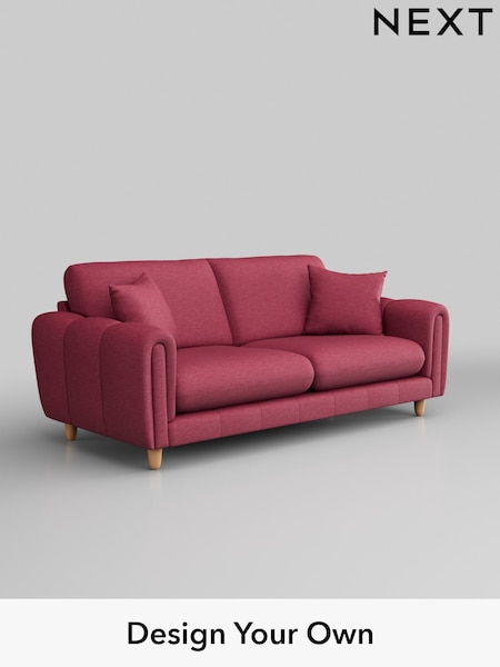 Fine Chenille Easy Clean/Mid Raspberry Pink Odella (B17100) | £1,375
