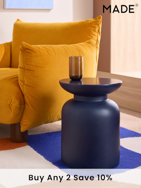 MADE.COM Dark Blue Claydon Side Table (B17261) | £149