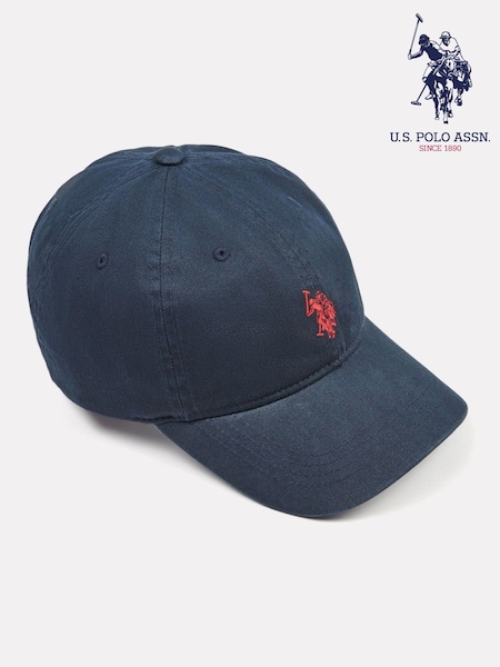 U.S. Polo Assn. Dark Blue Mens Washed Casual 100% Cotton Cap (B17279) | £20