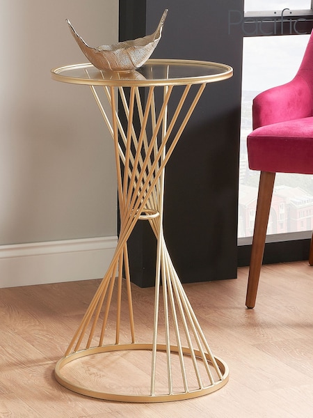 Pacific Glass and Gold Liberty Metal Large Table (B17568) | £120