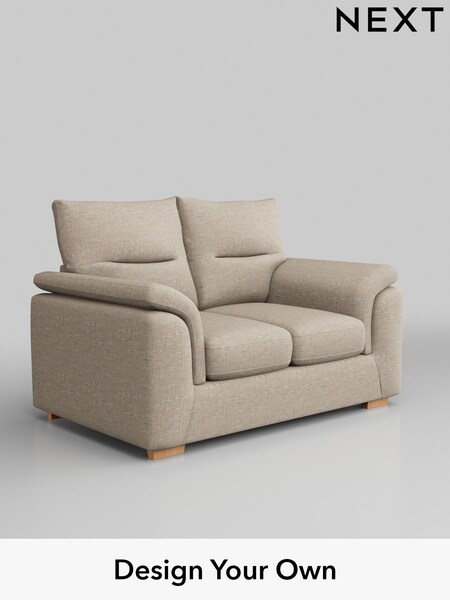 Boucle Weave Easy Clean/Dark Natural Hayden Highback (B17713) | £925