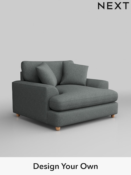 Chunky Weave/Mid Grey Parker Platform Grand Relaxed Sit (B17794) | £1,299