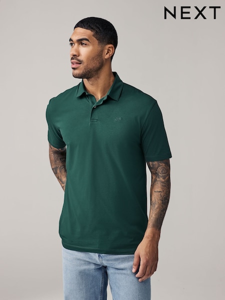 Prep Stripe Regular Fit Short Sleeve Jersey Polo Shirts 3 Pack (B17842) | £40