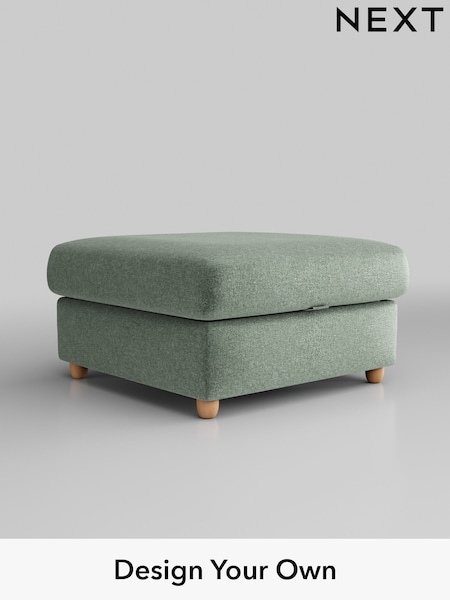 Plush Chenille/Mid Slate Teal Green Parker Platform Grand Relaxed Sit (B20223) | £499