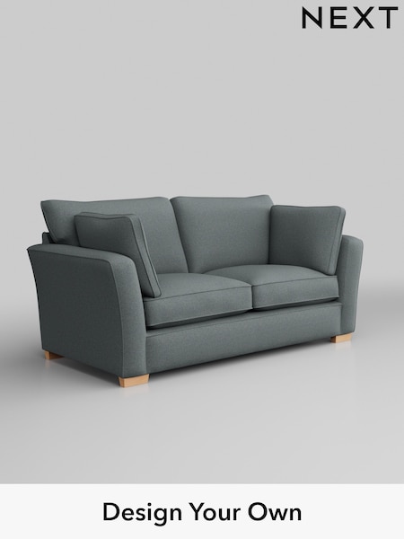 Tweedy Blend Easy Clean/Mid Slate Teal Green Heath Highback (B20446) | £1,125
