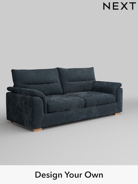 Distressed Velour/Midnight Blue Hayden Highback (B20792) | £1,325
