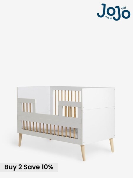 Jojo Maman Bébé White Asta Cot Bed (B21404) | £499