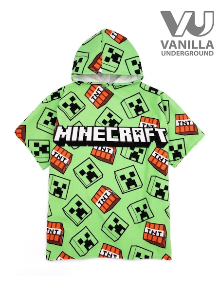 Vanilla Underground Green Boys Licencing Towel Poncho (B22332) | £24
