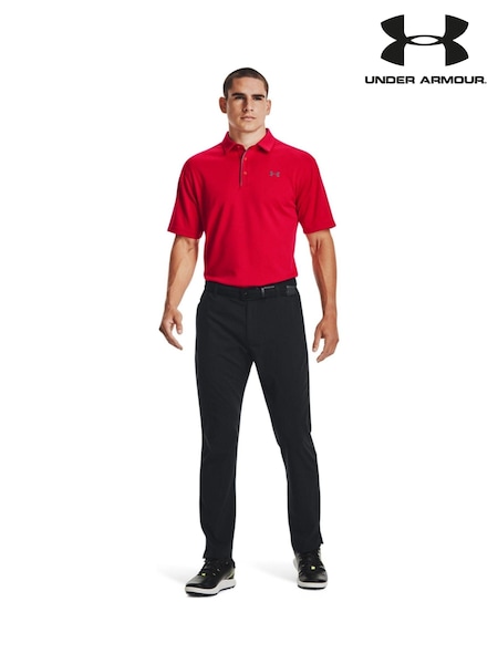 Under Armour Red Golf Red Tech Polo Shirt (B22836) | £38