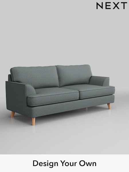 Tweedy Blend Easy Clean/Mid Slate Teal Green Peyton (B23168) | £975