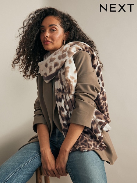 Ombre Animal Midweight Scarf (B23337) | £20