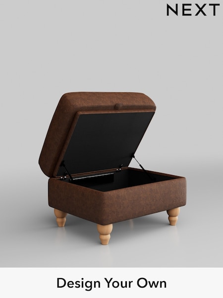Monza Faux Leather Easy Clean/Chestnut Brown Ashford Relaxed Sit (B23900) | £499