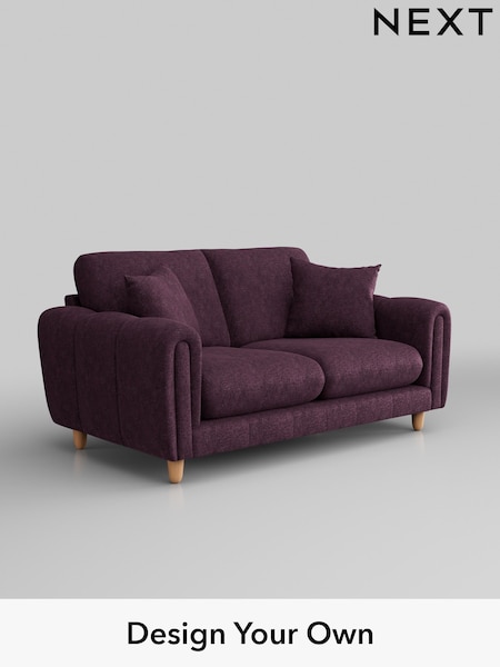 Plush Chenille/Dark Plum Purple Odella (B24374) | £1,275