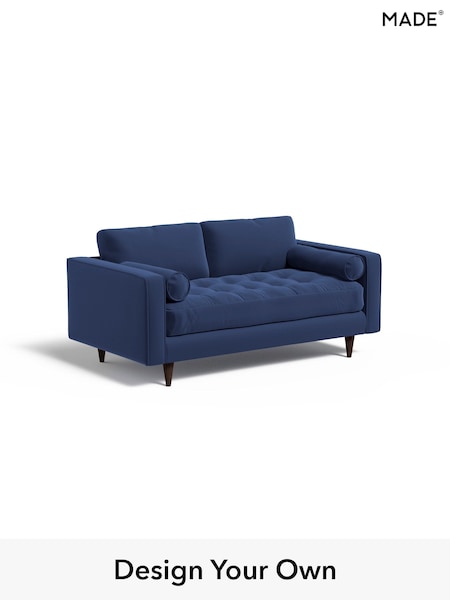 Matt Velvet Easy Clean/Navy Blue Scott By Made (B24430) | £999