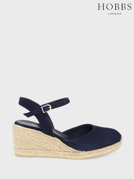Hobbs Blue Elodie Espadrilles (B24518) | £99