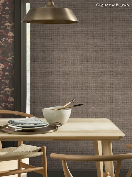 Graham & Brown Glastonbury Rustic Weft A4 Sample (B24535) | £1