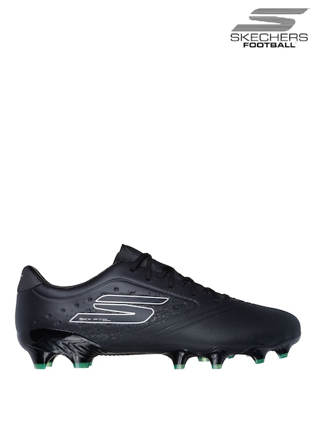 Skechers Silver/Black Razor Gold Firm Ground Football Boots (B24567) | £90