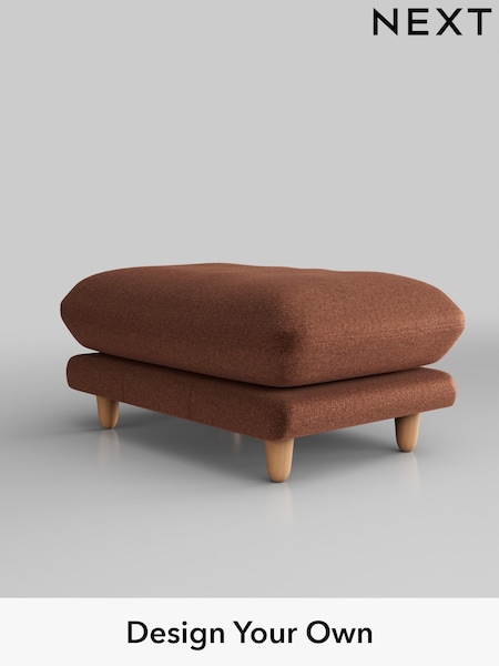 Plush Chenille/Dark Rust Brown Odella (B24585) | £425