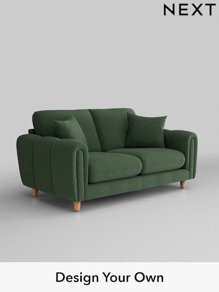 Fine Chenille Easy Clean/Mid Khaki Green Odella (B24792) | £1,275