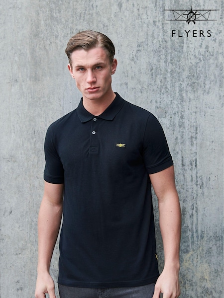 Flyers Mens Classic Fit 100% Cotton Polo Shirt (B24922) | £30