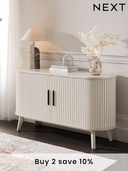 Grey Hyde Tambour Door Sideboard (B25092) | £450