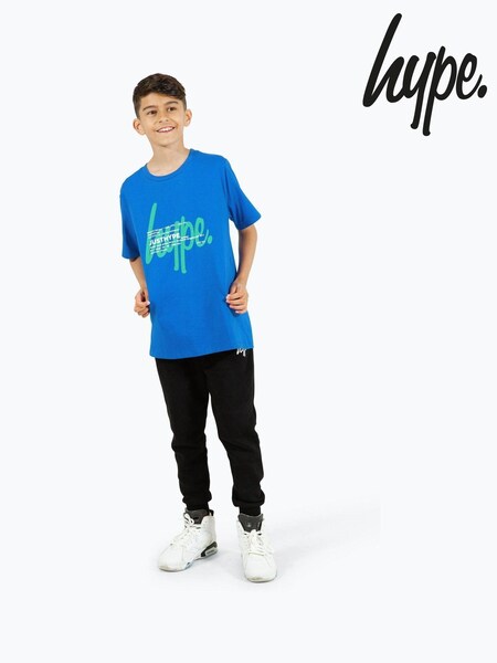 Hype. Boys Green Double 100% Cotton T-Shirt (B25145) | £10