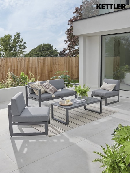 Kettler Slate Grey Versa Garden Sofa Lounge Set (B25331) | £800