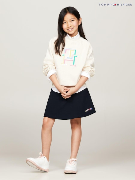 Tommy Hilfiger Blue Monotype Skirt (B25678) | £10 - £16