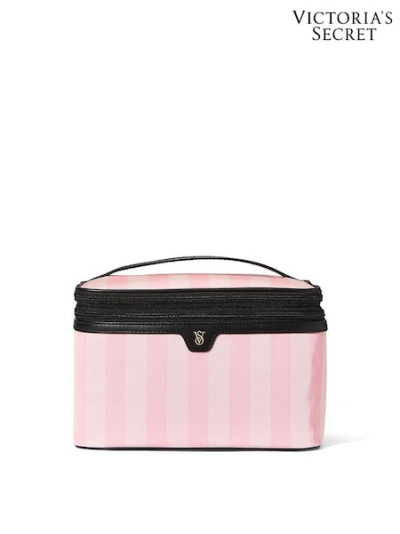 Victoria's Secret Iconic Stripe Pink Makeup Bag (B26069) | £45