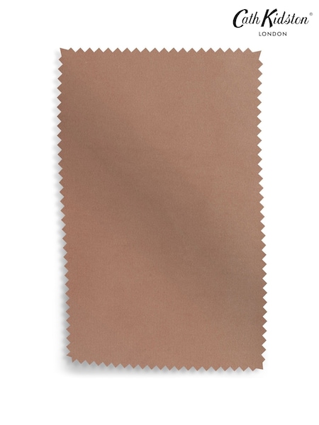 Cath Kidston Teddy Mink Rich Velvet Upholstery Swatch (B26258) | £0