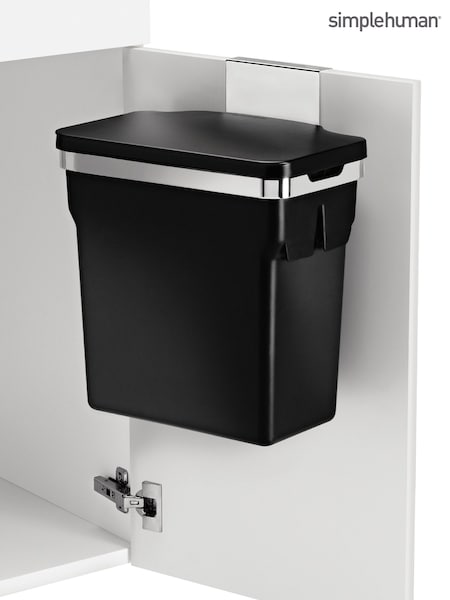simplehuman Black 10L In-Cabinet Bin (B26513) | £30