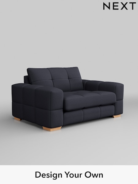 Tweedy Blend Easy Clean/Dark Slate Blue Brooke Deep Sit (B26793) | £1,425