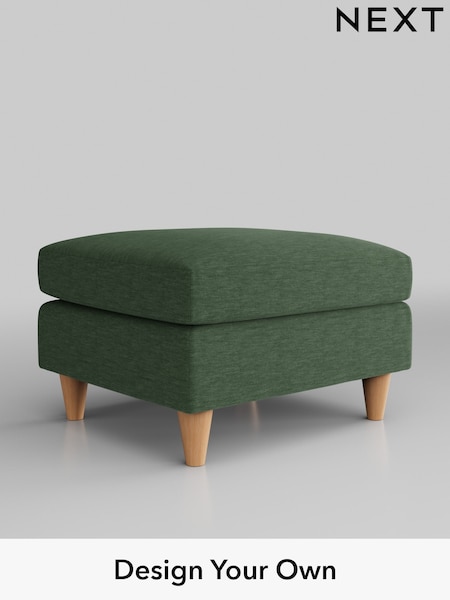 Fine Chenille Easy Clean/Mid Khaki Green Camden (B26894) | £350