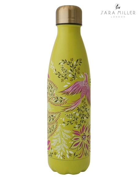 Sara Miller Green Haveli Garden Stainless Steel Water Bottle (B27906) | £24