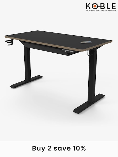 Koble Black Gino Smart Desk With Drawer (B27965) | £315